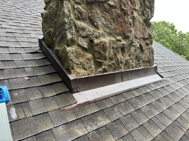 Professional chimney flashing repair service Knoxville Tennessee