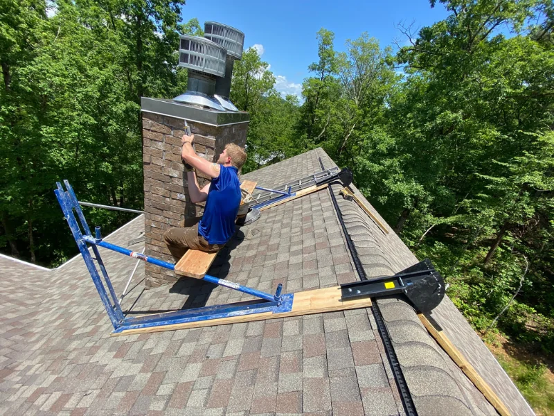 Professional chimney repointing service Knoxville Tennessee